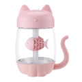 Cute Cat Air Humidifier With LED Light