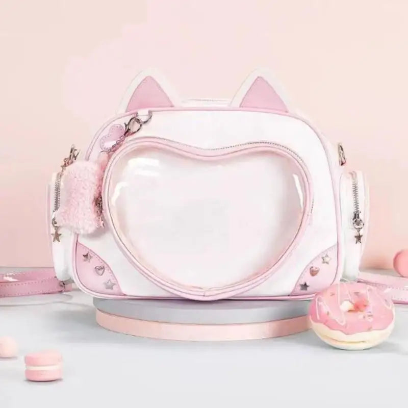 Kawaii Pink Cat Ita Bag