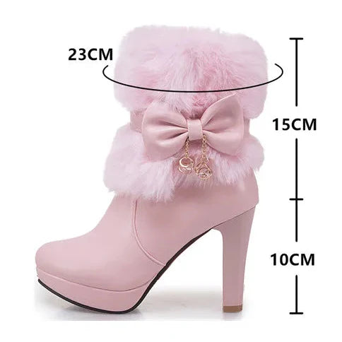 High Heel Winter Boots