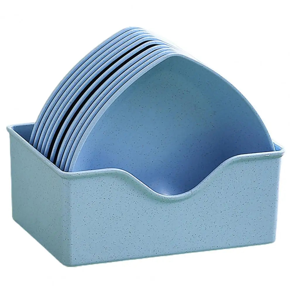 Heart Shaped Snack Plates Set