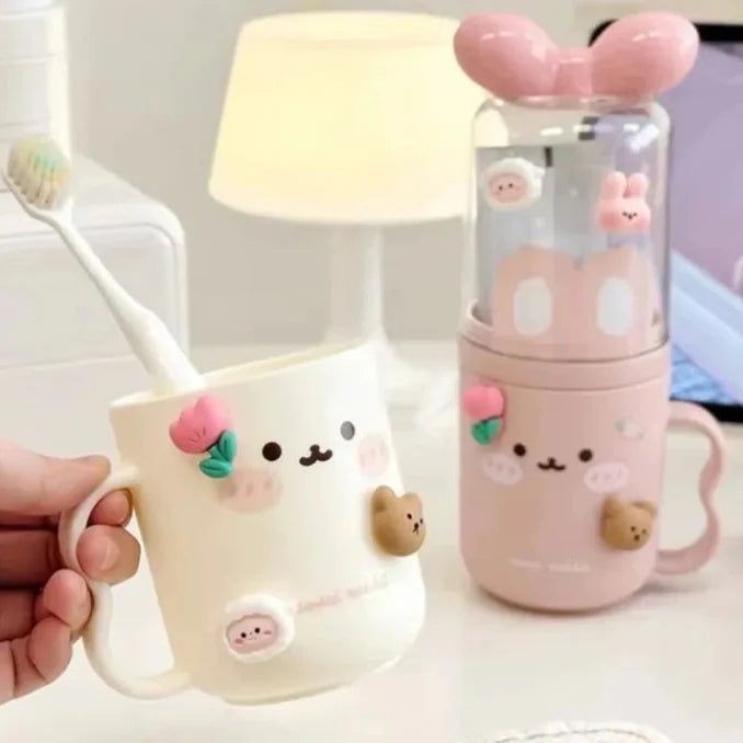 Kawaii Toothbrush Container