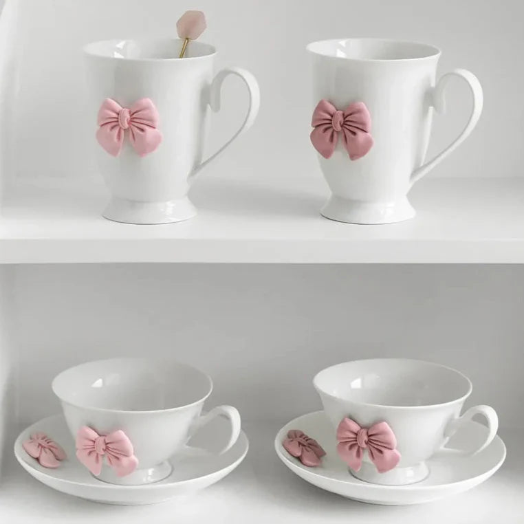 Coquette Tea Party Coffee Cups and Mugs