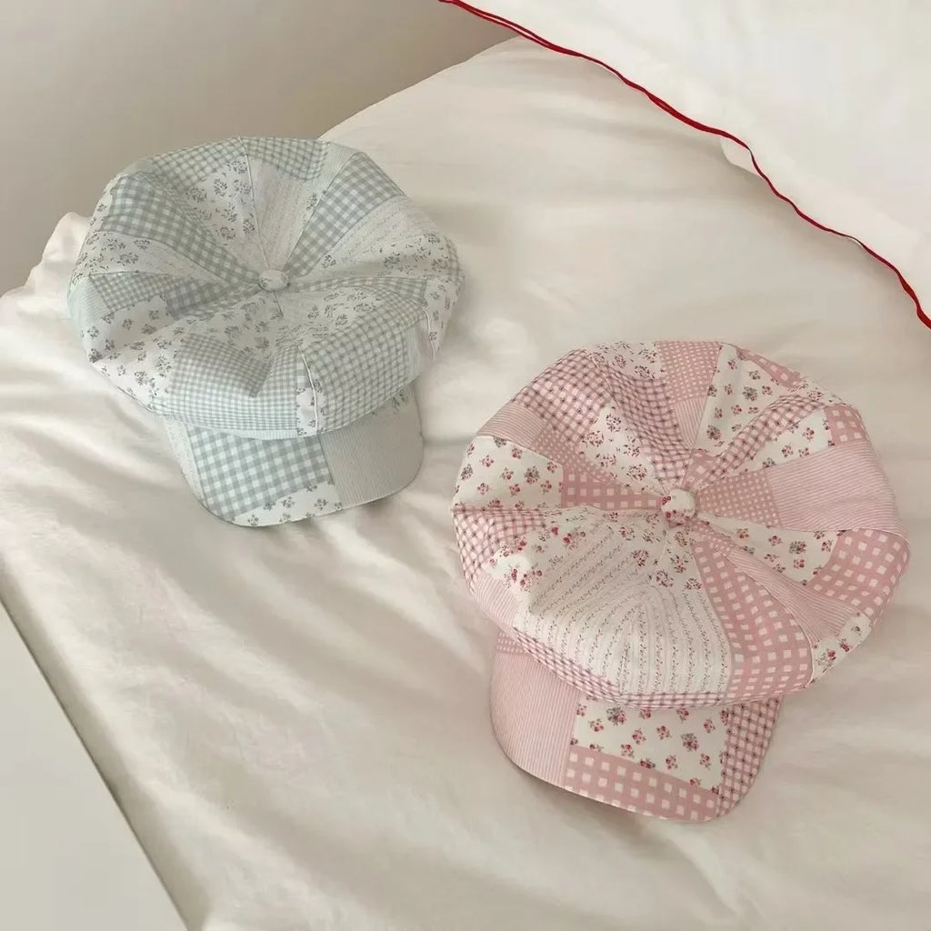 Pastel Patchwork Hat