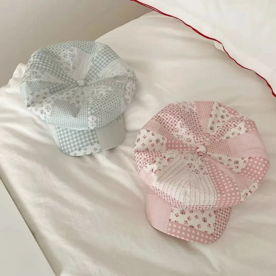 Pastel Patchwork Hat