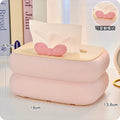 Cute Pink Bow Tissue Box