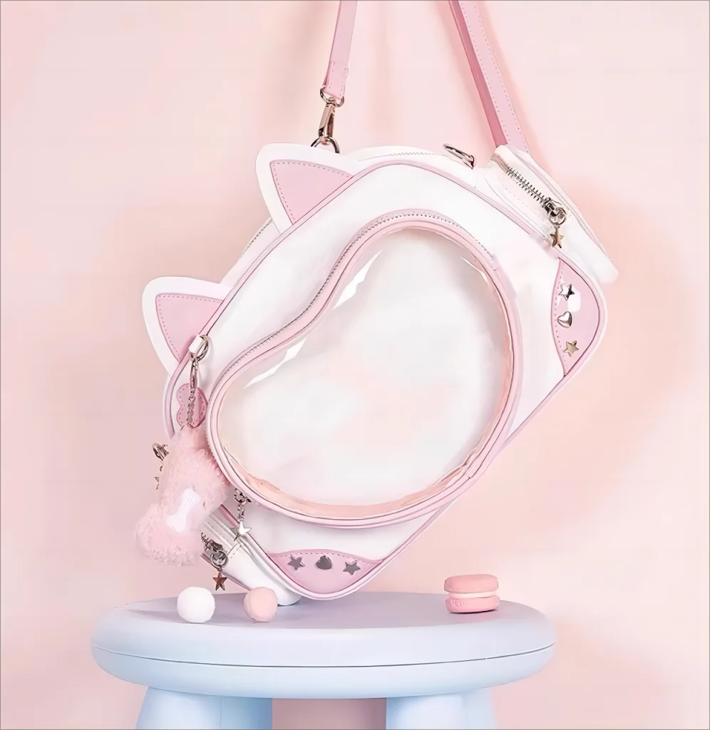 Kawaii Pink Cat Ita Bag