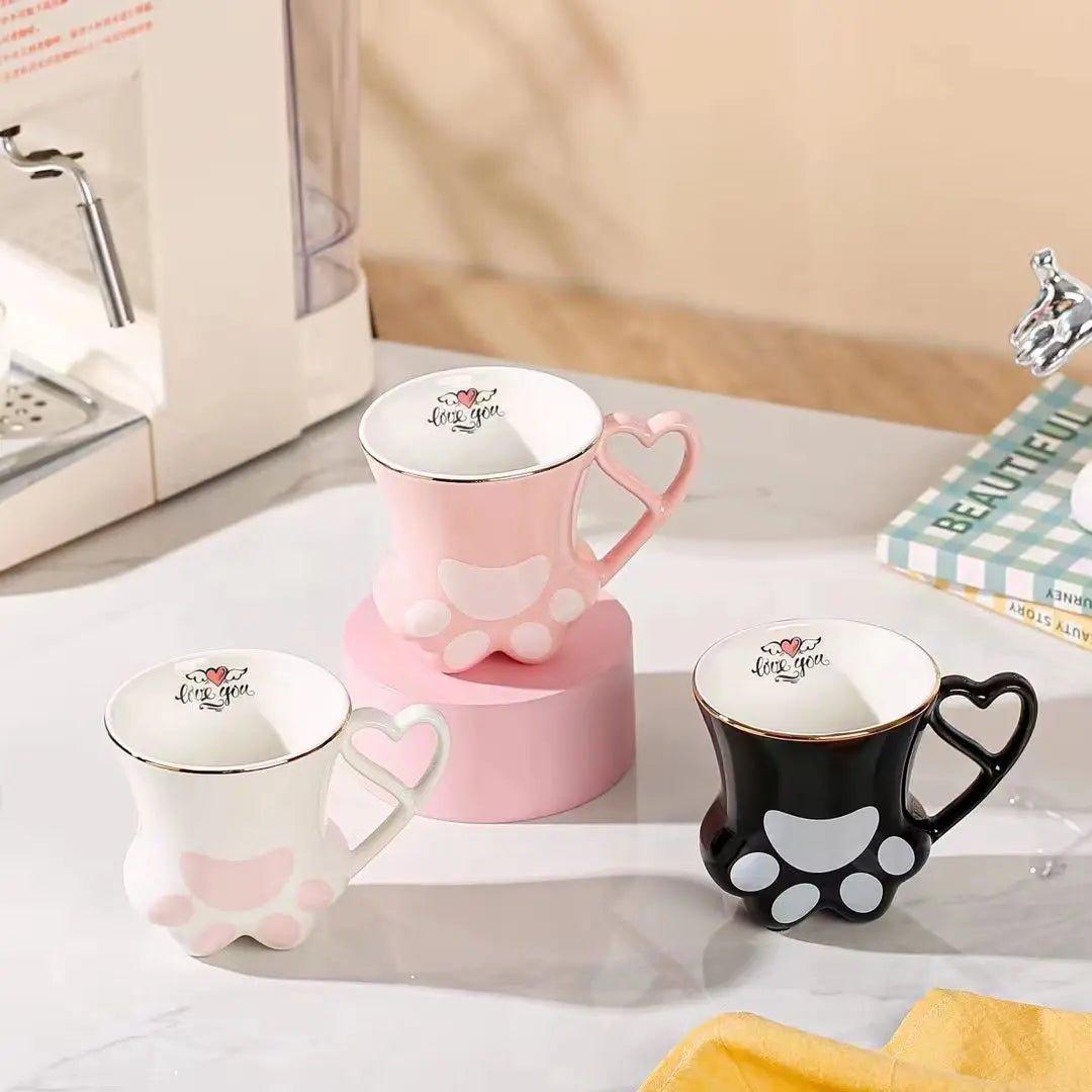 Kawaii Cat Paw Mugs