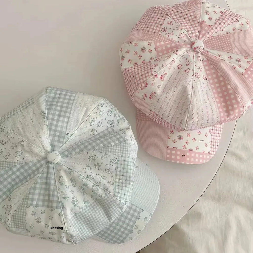 Pastel Patchwork Hat